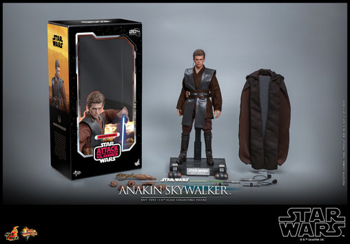 Star Wars - Episode II - Attack of the Clones: Anakin Skywalker, 1/6 Figur von Hot Toys