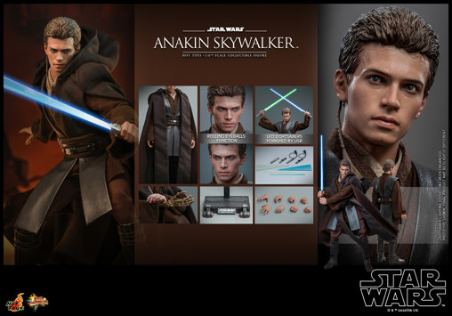 Star Wars - Episode II - Attack of the Clones: Anakin Skywalker, 1/6 Figur von Hot Toys