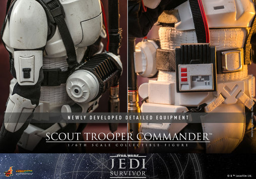 Star Wars - Jedi Survivor: Scout Trooper Commander, 1/6 Figur von Hot Toys