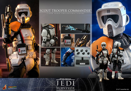 Star Wars - Jedi Survivor: Scout Trooper Commander, 1/6 Figur von Hot Toys