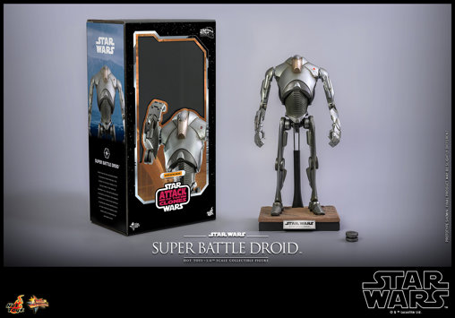 Star Wars - Episode II - Attack of the Clones: Super Battle Droid, 1/6 Figur von Hot Toys