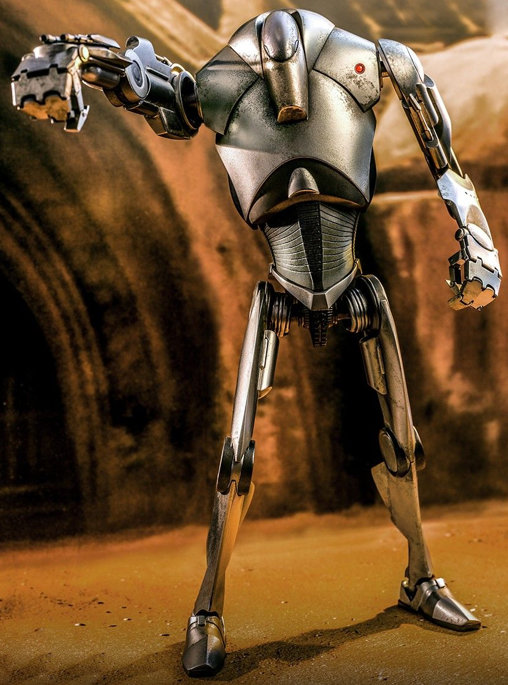 Star Wars - Episode II - Attack of the Clones: Super Battle Droid, 1/6 Figur von Hot Toys
