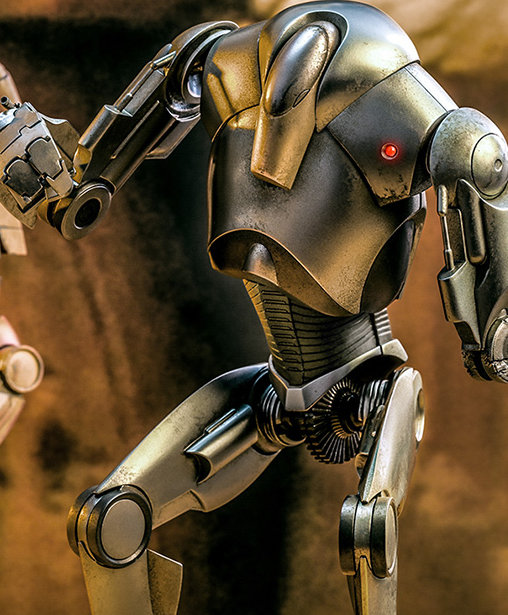 Star Wars - Episode II - Attack of the Clones: Super Battle Droid, 1/6 Figur von Hot Toys