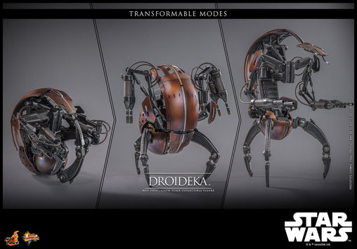 Star Wars - Episode I - The Phantom Menace: Droideka, 1/6 Figur von Hot Toys