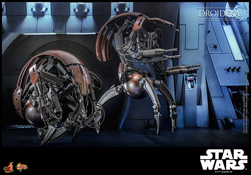 Star Wars - Episode I - The Phantom Menace: Droideka, 1/6 Figur von Hot Toys