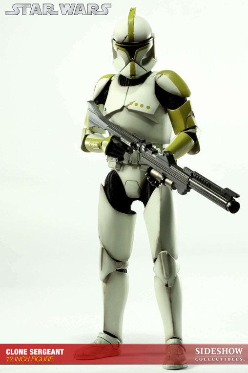Star Wars - The Clone Wars: Clone Sergant - Phase I Armor, 1/6 Figur von Sideshow
