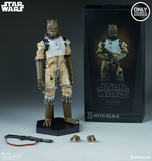Star Wars - Episode V - The Empire Strikes Back: Bossk, 1/6 Figur von Sideshow