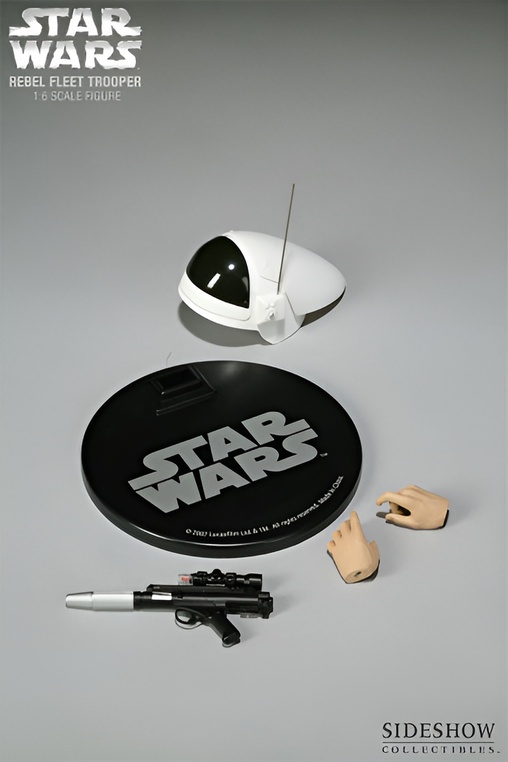 Star Wars - Episode IV - A New Hope: Rebel Fleet Trooper Lieutenant Pello Scrambas, 1/6 Figur von Sideshow