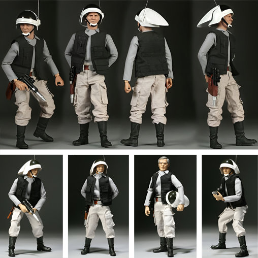 Star Wars - Episode IV - A New Hope: Rebel Fleet Trooper Lieutenant Pello Scrambas, Typ: 1/6 Figur