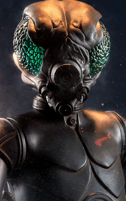 Star Wars - Episode V - The Empire Strikes Back: 4-LOM, 1/6 Figur von Sideshow