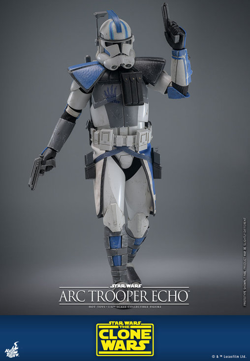 Star Wars - The Clone Wars: Arc Trooper Echo, 1/6 Figur von Hot Toys