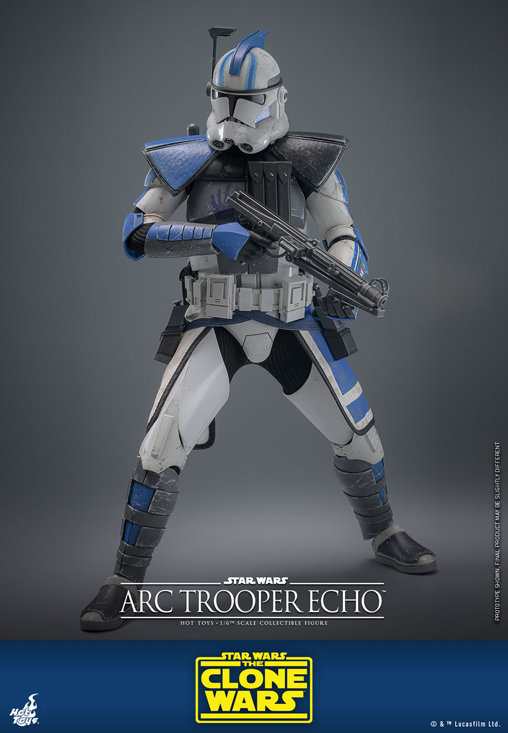 Star Wars - The Clone Wars: Arc Trooper Echo, 1/6 Figur von Hot Toys