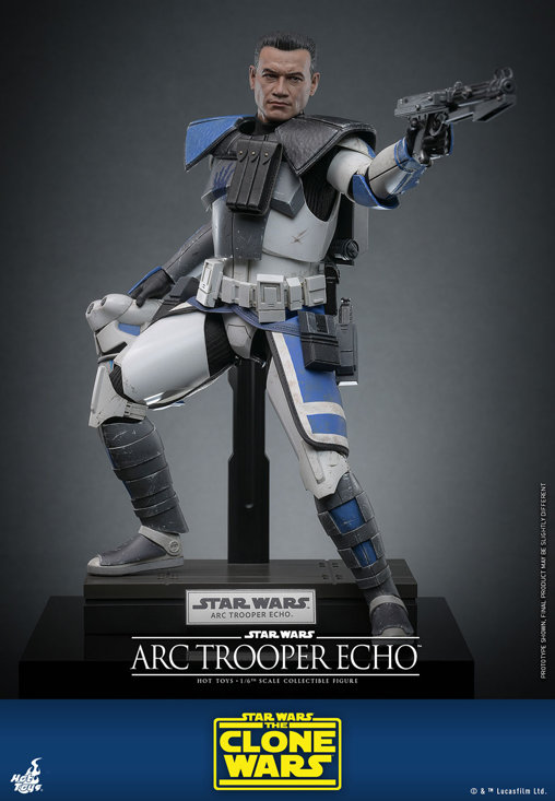 Star Wars - The Clone Wars: Arc Trooper Echo, 1/6 Figur von Hot Toys