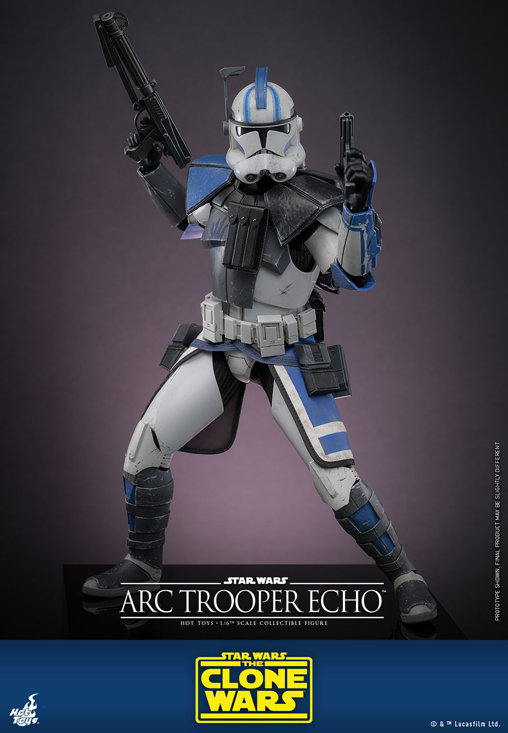 Star Wars - The Clone Wars: Arc Trooper Echo, 1/6 Figur von Hot Toys