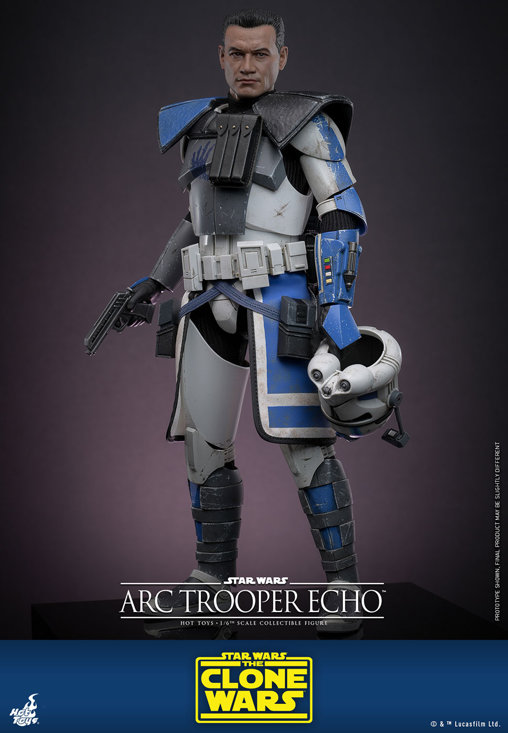 Star Wars - The Clone Wars: Arc Trooper Echo, 1/6 Figur von Hot Toys