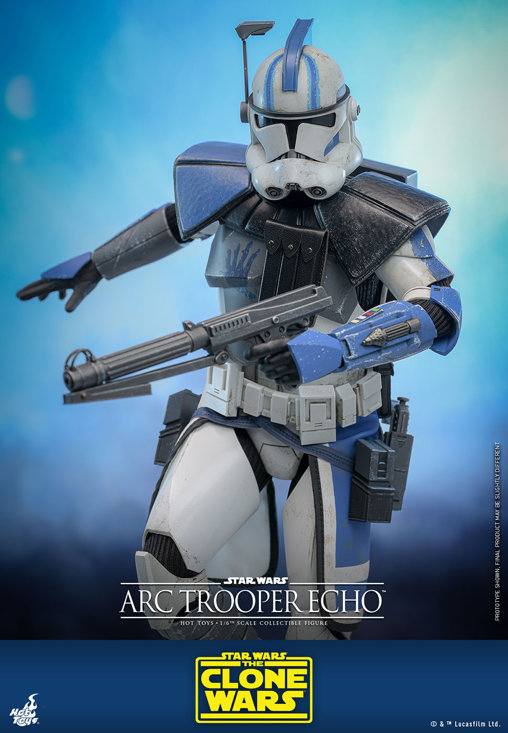 Star Wars - The Clone Wars: Arc Trooper Echo, 1/6 Figur von Hot Toys