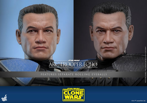 Star Wars - The Clone Wars: Arc Trooper Echo, 1/6 Figur von Hot Toys