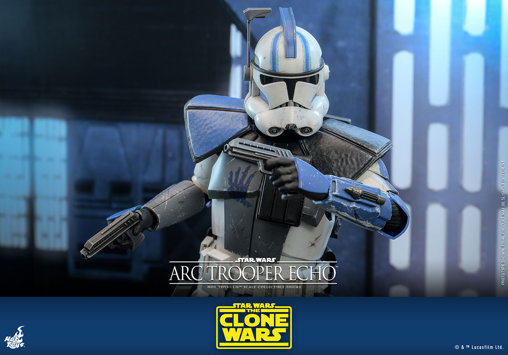 Star Wars - The Clone Wars: Arc Trooper Echo, 1/6 Figur von Hot Toys