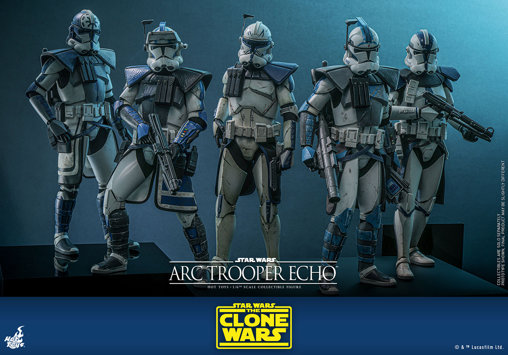 Star Wars - The Clone Wars: Arc Trooper Echo, 1/6 Figur von Hot Toys