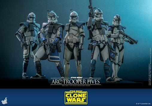 Star Wars - The Clone Wars: Arc Trooper Fives, 1/6 Figur von Hot Toys