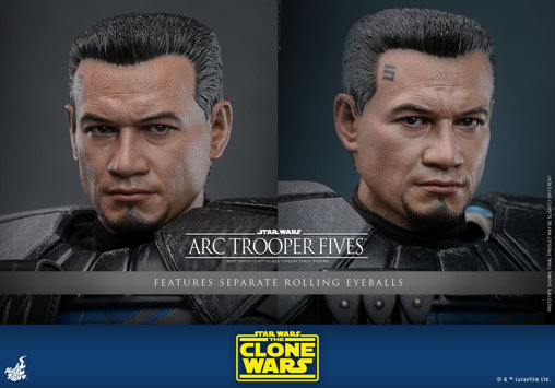 Star Wars - The Clone Wars: Arc Trooper Fives, 1/6 Figur von Hot Toys
