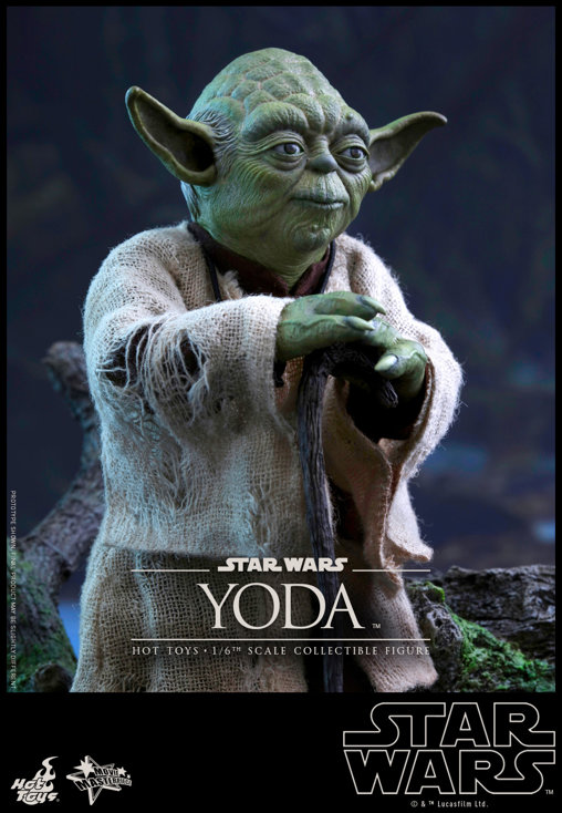 Star Wars - Episode V - The Empire Strikes Back: Yoda, 1/6 Figur von Hot Toys