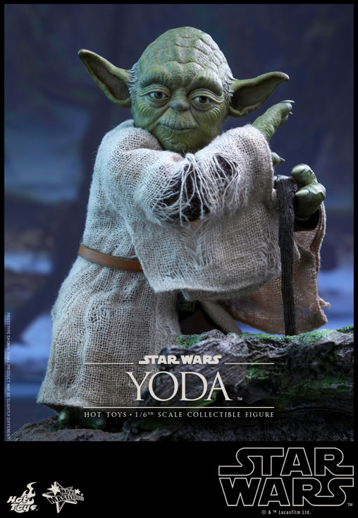 Star Wars - Episode V - The Empire Strikes Back: Yoda, 1/6 Figur von Hot Toys