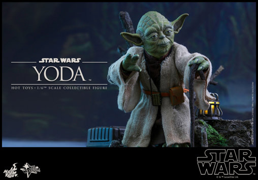 Star Wars - Episode V - The Empire Strikes Back: Yoda, 1/6 Figur von Hot Toys