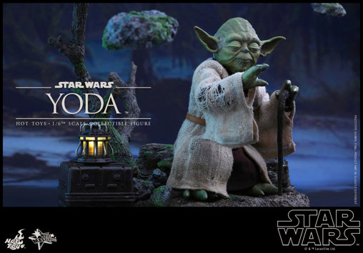 Star Wars - Episode V - The Empire Strikes Back: Yoda, 1/6 Figur von Hot Toys