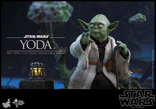 Star Wars - Episode V - The Empire Strikes Back: Yoda, 1/6 Figur von Hot Toys
