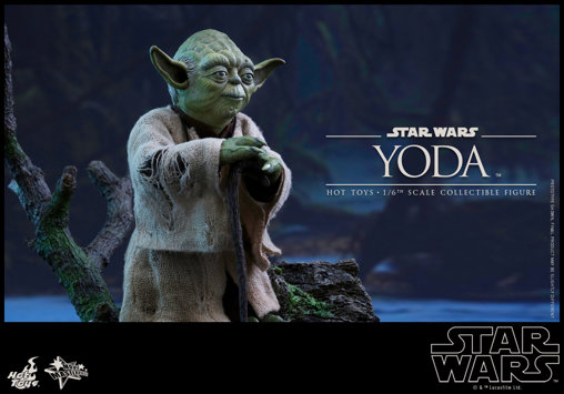 Star Wars - Episode V - The Empire Strikes Back: Yoda, 1/6 Figur von Hot Toys