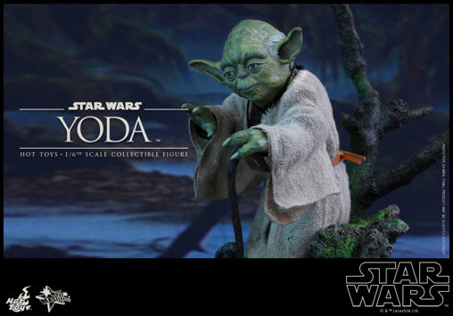 Star Wars - Episode V - The Empire Strikes Back: Yoda, 1/6 Figur von Hot Toys