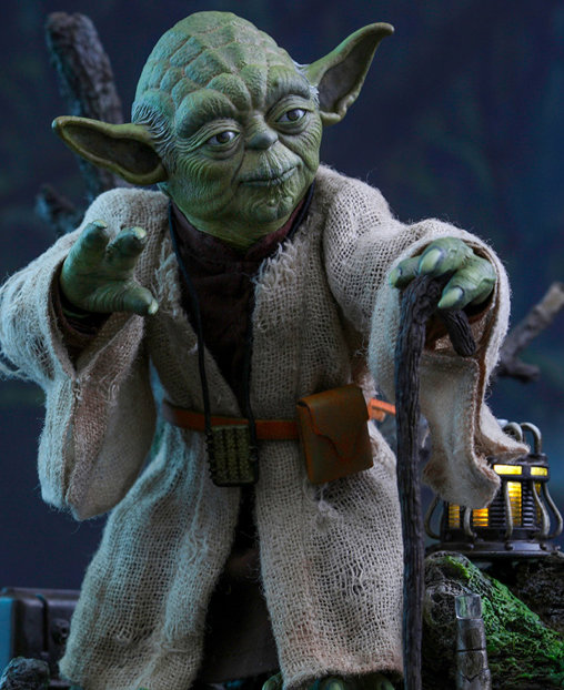 Star Wars - Episode V - The Empire Strikes Back: Yoda, 1/6 Figur von Hot Toys