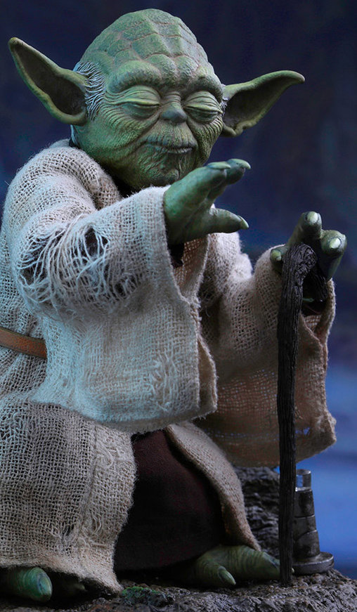 Star Wars - Episode V - The Empire Strikes Back: Yoda, 1/6 Figur von Hot Toys