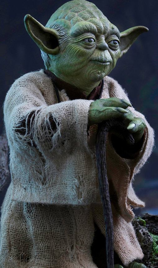 Star Wars - Episode V - The Empire Strikes Back: Yoda, 1/6 Figur von Hot Toys