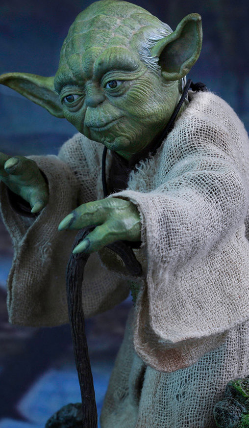 Star Wars - Episode V - The Empire Strikes Back: Yoda, 1/6 Figur von Hot Toys