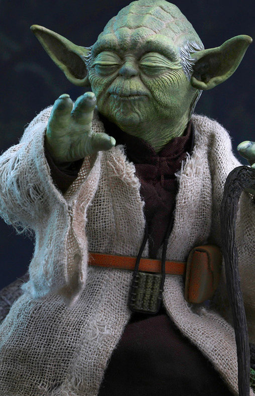 Star Wars - Episode V - The Empire Strikes Back: Yoda, 1/6 Figur von Hot Toys