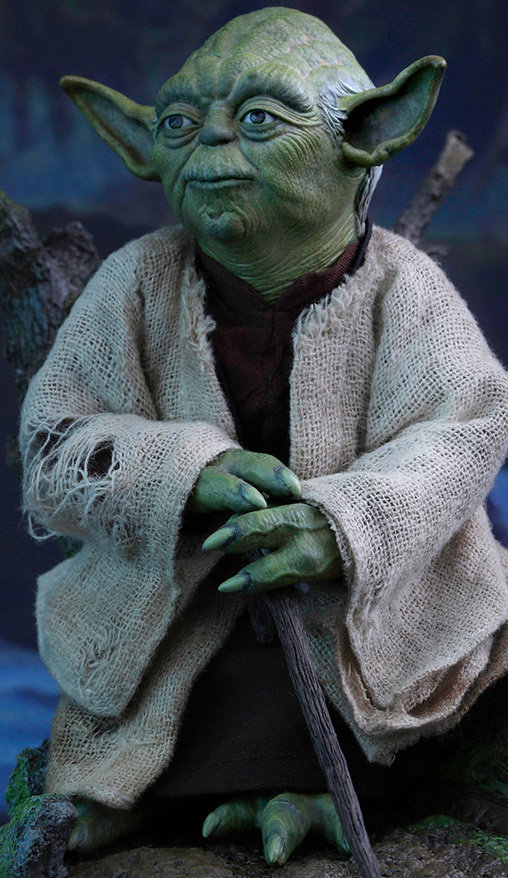 Star Wars - Episode V - The Empire Strikes Back: Yoda, 1/6 Figur von Hot Toys