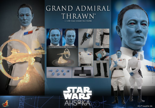 Star Wars - Ahsoka: Grand Admiral Thrawn, 1/6 Figur von Hot Toys