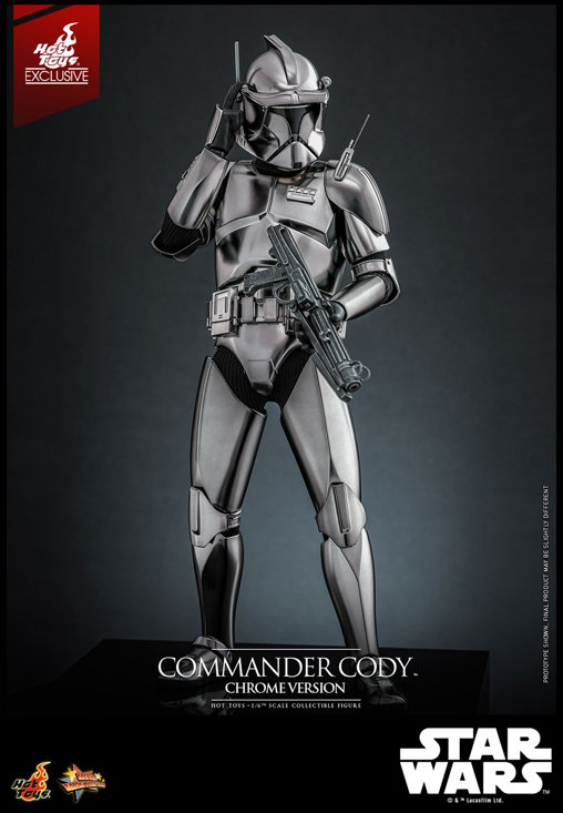 Star Wars - Episode III - Revenge of the Sith: Commander Cody - Chrome Version, 1/6 Figur von Hot Toys