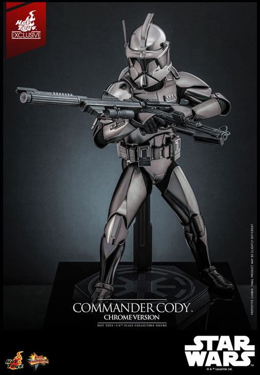 Star Wars - Episode III - Revenge of the Sith: Commander Cody - Chrome Version, 1/6 Figur von Hot Toys