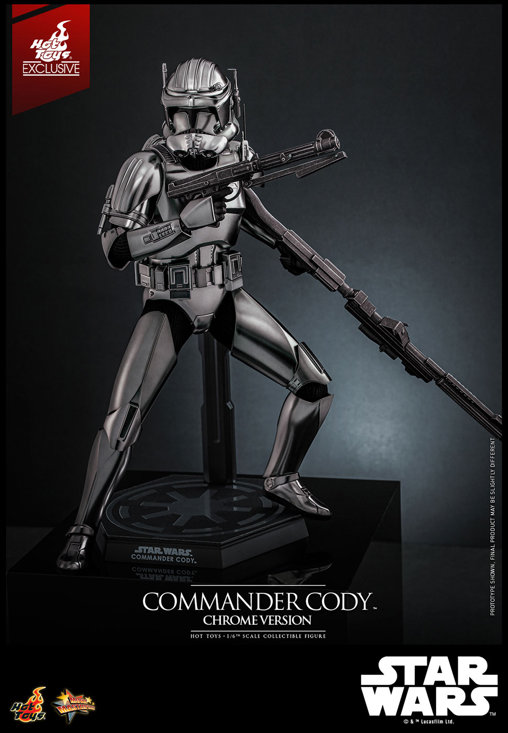 Star Wars - Episode III - Revenge of the Sith: Commander Cody - Chrome Version, 1/6 Figur von Hot Toys