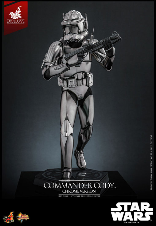 Star Wars - Episode III - Revenge of the Sith: Commander Cody - Chrome Version, 1/6 Figur von Hot Toys