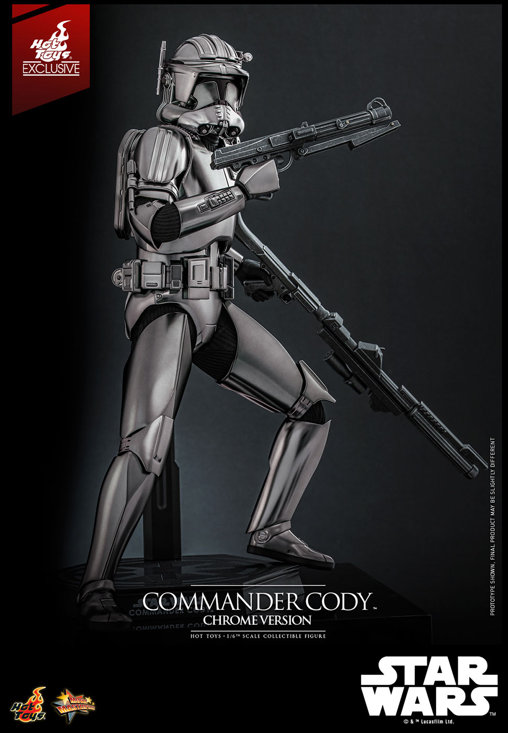 Star Wars - Episode III - Revenge of the Sith: Commander Cody - Chrome Version, 1/6 Figur von Hot Toys