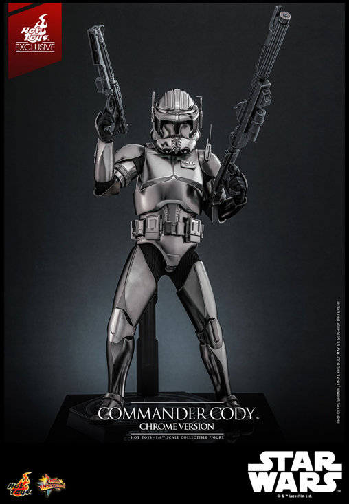Star Wars - Episode III - Revenge of the Sith: Commander Cody - Chrome Version, 1/6 Figur von Hot Toys