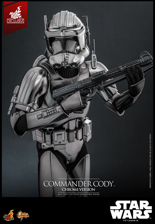 Star Wars - Episode III - Revenge of the Sith: Commander Cody - Chrome Version, 1/6 Figur von Hot Toys