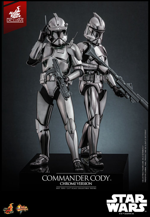 Star Wars - Episode III - Revenge of the Sith: Commander Cody - Chrome Version, 1/6 Figur von Hot Toys