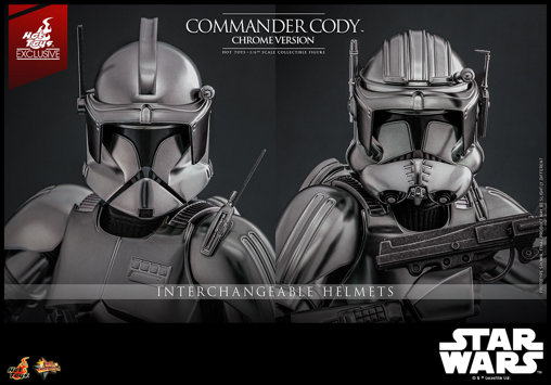 Star Wars - Episode III - Revenge of the Sith: Commander Cody - Chrome Version, 1/6 Figur von Hot Toys