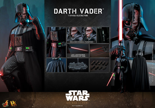 Star Wars - Obi-Wan Kenobi: Darth Vader, 1/6 Figur von Hot Toys