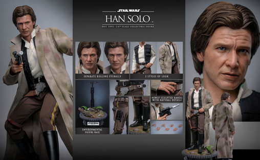 Star Wars - Episode VI - Return of the Jedi: Han Solo, 1/6 Figur von Hot Toys